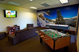 Game room at Serrano Country Club in El Dorado Hills, CA.